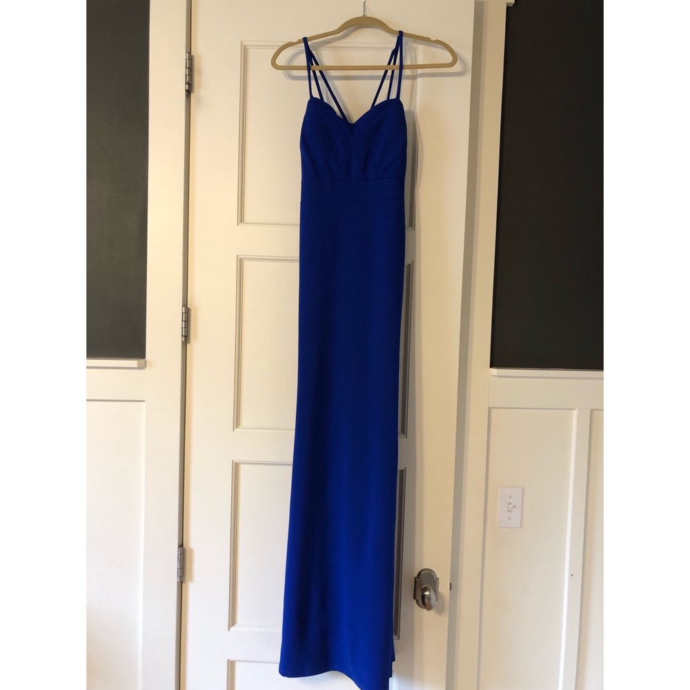 Royal blue formal dress